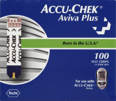 ACCU CHEK AVIVA PLUS TEST STRIP 100          