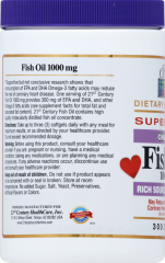 21ST CENTURY FISH OIL 1000 MG SOFTGEL 300    