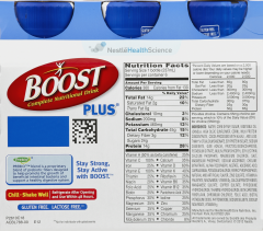 BOOST PLUS BOTTLE CHOC 8 OZ 6(4)             