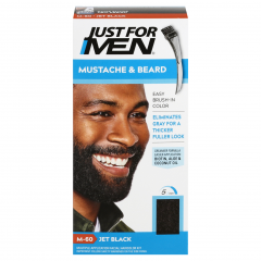 JUST FOR MEN MUSTACHE/BEARD/S-BEARD JET BLK  