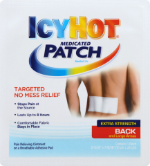 ICY HOT MEDICATED BACK PATCH LG CTN/12       