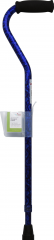 CANE ALUM OFFSET CUSH W/STRAP BLUE WAVE      