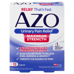 AZO STANDARD MAXIMUM STRENGTH TAB 12         