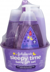 JOHNSON SLEEPY TIME BABY GIFT SET 4PC        