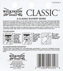 WILKINSON CHROMIUM DOUBLE EDGE 5             