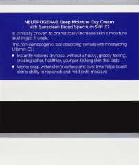 NEUTROGENA DEEP MOIST DAY CRM SPF 20 2.25 OZ 