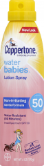 COPPERTONE WATER BABIES CONT SP LOT SPF50 6OZ