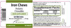 IRON CHEW TAB 15 MG 60 H2