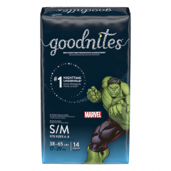 HUGGIES GOOD NITES BOY YOUTH PANTS S/M 14 (4)