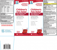 QC NON ASPIRIN CHILD SUSPENSION CHERRY 4 OZ
