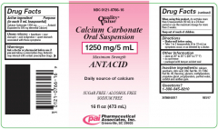 CALCIUM CARB ORAL SUSP 1250 MG/5ML 473 ML PAI