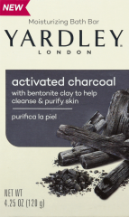 YARDLEY SOAP ACTIVATED CHARCOAL BAR 4.25 OZ  