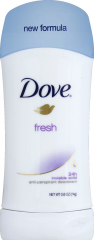 DOVE INVISIBLE SOLID FRESH 2.6 OZ            