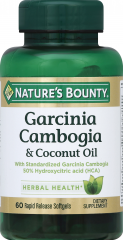 GARCINIA CAMBOGIA & COCONUT OIL S/GEL 60 NB  