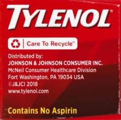 TYLENOL COATED TAB EXTRA STRENGTH 500 MG 24  