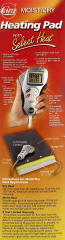 HEATING PAD ELECT MOIST/DRY SELECT HEAT      