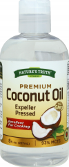 COCONUT OIL PREMIUM LIQUID 8 OZ NT           