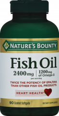 FISH OIL ODORLESS 2400 MG 90 DBL STR NB 17130