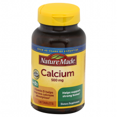 CALCIUM 500 MG + D TAB 130 NM 2517           