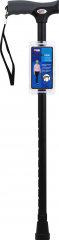 CANE ALUM SOFT GRIP DERBY BLK 250 LB         