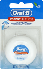 ORAL-B DENTAL FLOSS WAX MINT 55 YD           