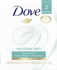 DOVE SOAP BAR SENSITIVE SKIN 4.25 OZ 2-PAK   