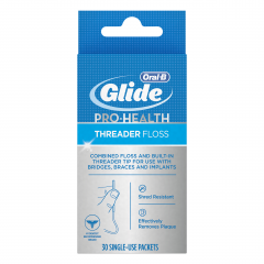GLIDE THREADER FLOSS 30 SGL USE PACKET BOX   