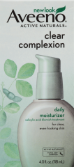 AVEENO CLEAR COMPLEXION DAILY MOIST PUMP 4 OZ