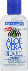 ALOE PURE 100% GEL 2 OZ FRUIT OF THE EARTH   