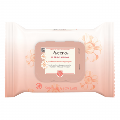 AVEENO ULTRA CALMING MAKEUP REMOVING WIPE 25 