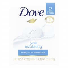 DOVE SOAP BAR EXFOLIATING 4.2 OZ 2-PACK      