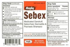 SEBEX SHAMPOO 4 OZ RUGBY