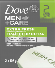 DOVE MEN+CARE EXTRA FRESH SOAP 4.25 OZ 2PK   