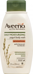 AVEENO DAILY MOIST YOGURT BWASH AP HONEY 12OZ