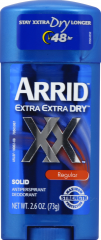 ARRID XX SOLID AP DEOD REGULAR 2.6 OZ        