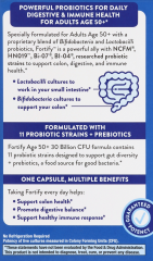 FORTIFY AGE 50+ 30 BILLION PROBIOTIC CAP 30  