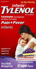TYLENOL INFANT SUSPENSION GRAPE 1 OZ         