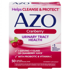 AZO CRANBERRY CAPLET 250 MG 50               