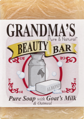 GRANDMAS BEAUTY BAR OATMEAL/ALMOND 4 OZ      