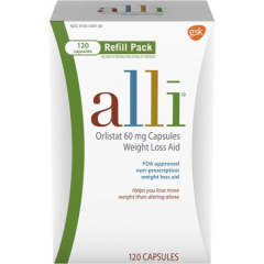 ALLI ORLISTAT CAP 60 MG 120                  