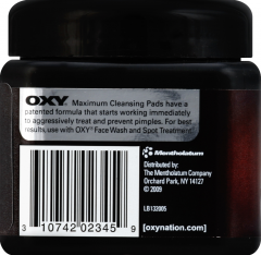 OXY DAILY CLEANSING  PADS MAXIMUM 55         