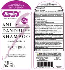 SELENIUM SULF ANTI-DANRUFF SHAMPOO 7 OZ RUGBY