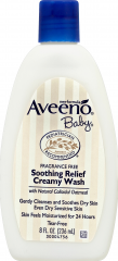 AVEENO BABY WASH SOOTHING RELIEF OATMEAL 8 OZ