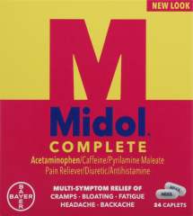 MIDOL COMPLETE CAPLET 24                     