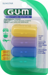 BUTLER TRAVEL TOOTHBRUSH CAP 4-PAK #152RA    