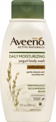 AVEENO DAILY MOIST YOGURT BWASH VAN OATS 12OZ