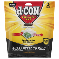 D-CON BAIT STATION DISPOSABLE PK/3           