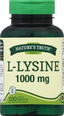 L-LYSINE 1000 MG TAB 100 NT                  