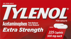 TYLENOL CAPLET EXTRA STRENGTH 500MG 225      