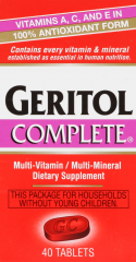 GERITOL TAB COMPLETE 40                      